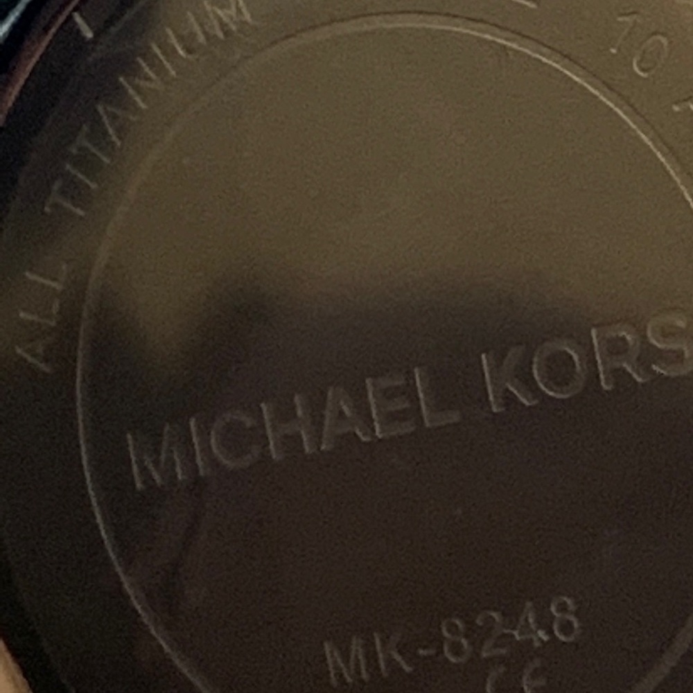 Michael Kors Gunmetal Titanium Runway Watch - Picture 5 of 5